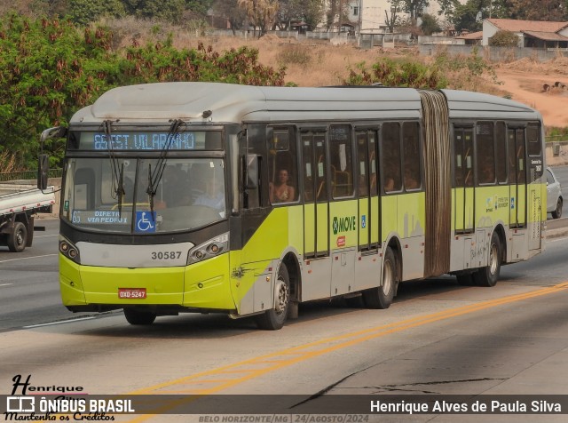 Auto Omnibus Nova Suissa 30587 na cidade de Belo Horizonte, Minas Gerais, Brasil, por Henrique Alves de Paula Silva. Número da foto: #12380783.