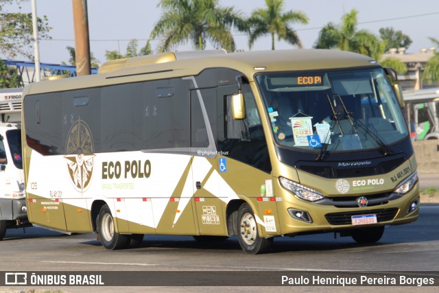 Eco Polo Brasil Transportes 109 na cidade de Duque de Caxias, Rio de Janeiro, Brasil, por Paulo Henrique Pereira Borges. Número da foto: #12448825.