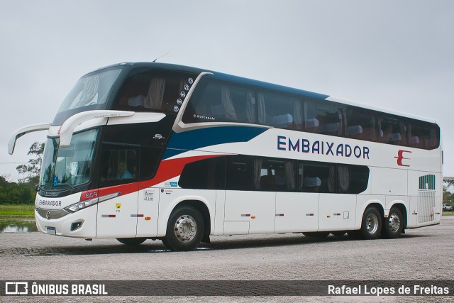 Expresso Embaixador 609 na cidade de Pelotas, Rio Grande do Sul, Brasil, por Rafael Lopes de Freitas. Número da foto: #12449829.