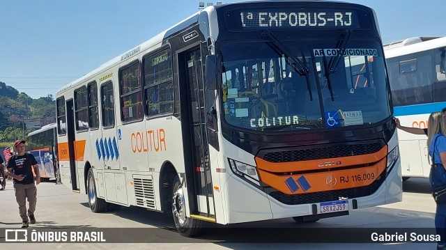 Colitur Transportes Rodoviários RJ 116.009 na cidade de Duque de Caxias, Rio de Janeiro, Brasil, por Gabriel Sousa. Número da foto: #12449698.