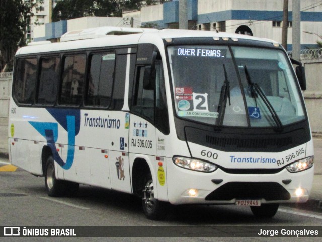 Transturismo Turismo e Fretamento 600 na cidade de Rio de Janeiro, Rio de Janeiro, Brasil, por Jorge Gonçalves. Número da foto: #12450156.