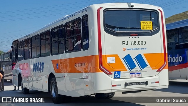 Colitur Transportes Rodoviários RJ 116.009 na cidade de Duque de Caxias, Rio de Janeiro, Brasil, por Gabriel Sousa. Número da foto: #12449693.