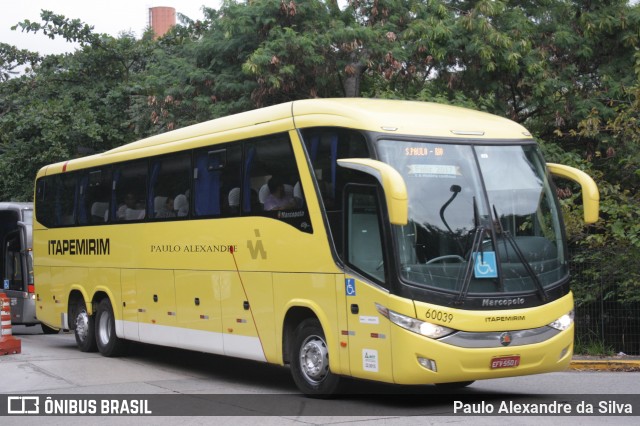 Viação Itapemirim 60039 na cidade de São Paulo, São Paulo, Brasil, por Paulo Alexandre da Silva. Número da foto: #12448855.