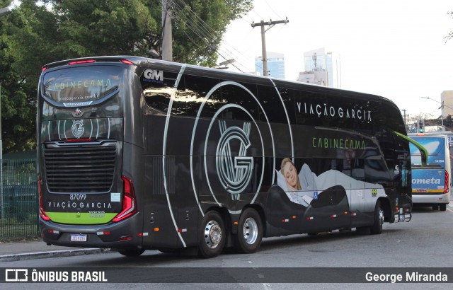 Viação Garcia 87099 na cidade de São Paulo, São Paulo, Brasil, por George Miranda. Número da foto: #12448988.