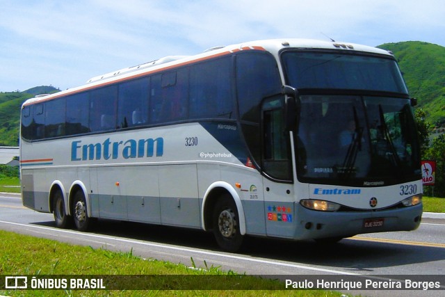 Emtram 3230 na cidade de Barra do Piraí, Rio de Janeiro, Brasil, por Paulo Henrique Pereira Borges. Número da foto: #12448793.