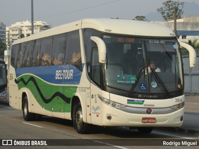 Bel-Tour Transportes e Turismo 364 na cidade de Rio de Janeiro, Rio de Janeiro, Brasil, por Rodrigo Miguel. Número da foto: #12449119.