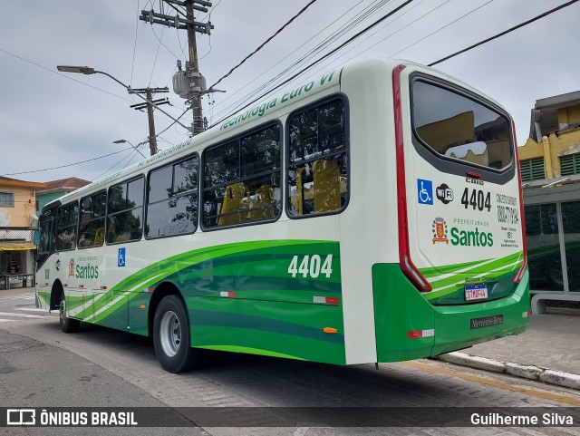 Viação Piracicabana Santos 4404 na cidade de Santos, São Paulo, Brasil, por Guilherme Silva. Número da foto: #12448521.