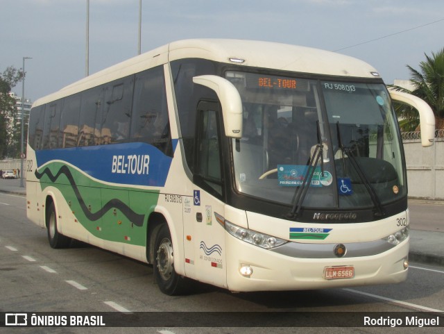 Bel-Tour Transportes e Turismo 302 na cidade de Rio de Janeiro, Rio de Janeiro, Brasil, por Rodrigo Miguel. Número da foto: #12449116.