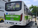 Viação Vera Cruz RJ 205.104 na cidade de Rio de Janeiro, Rio de Janeiro, Brasil, por Danyllo Henrique. Número da foto: #12449153.