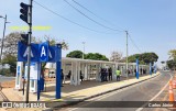 Terminais Rodoviários e Urbanos TERMINAL 04 - PRAÇA DA BíBLIA (PROVISORIO) na cidade de Goiânia, Goiás, Brasil, por Carlos Júnior. Número da foto: #12450148.