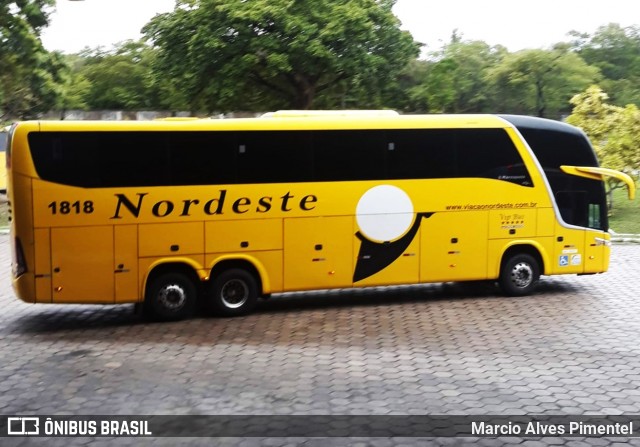 Viação Nordeste 1818 na cidade de João Pessoa, Paraíba, Brasil, por Marcio Alves Pimentel. Número da foto: #12383467.