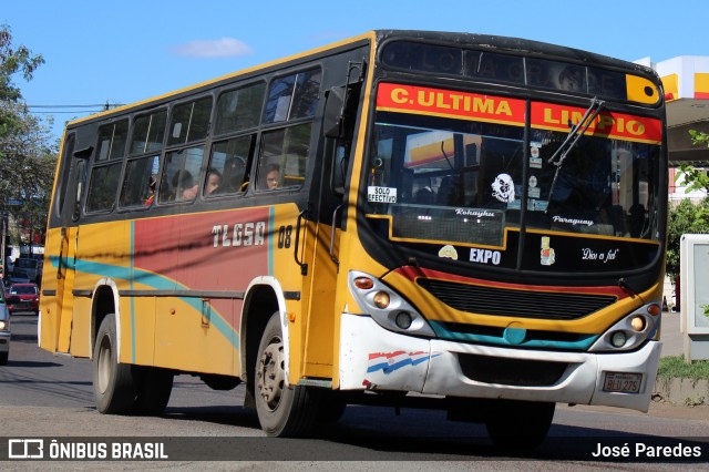 TLGSA - Transporte Loma Grande S.A. - Línea 132 > Transporte LomaGrandense S.A. 08 na cidade de San Lorenzo, Central, Paraguai, por José Paredes. Número da foto: #12384129.