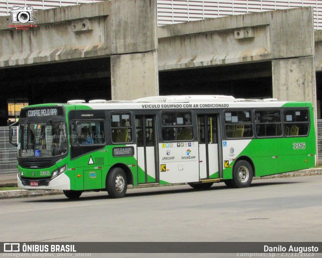 VB Transportes e Turismo 3316 na cidade de Campinas, São Paulo, Brasil, por Danilo Augusto. Número da foto: #12383708.