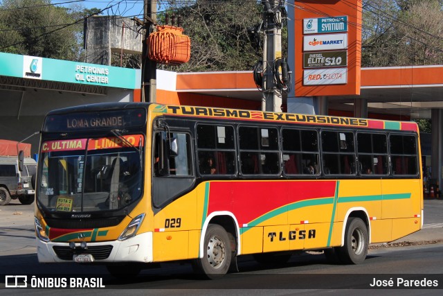TLGSA - Transporte Loma Grande S.A. - Línea 132 > Transporte LomaGrandense S.A. 029 na cidade de San Lorenzo, Central, Paraguai, por José Paredes. Número da foto: #12384143.