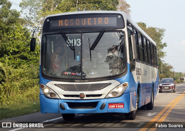 Transportes Barata BN-99302 na cidade de Santa Bárbara do Pará, Pará, Brasil, por Fabio Soares. Número da foto: #12382495.