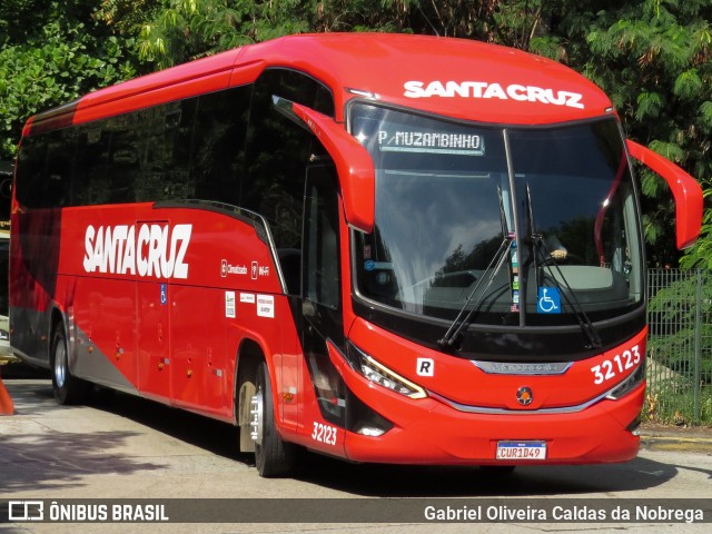 Viação Santa Cruz 32123 na cidade de São Paulo, São Paulo, Brasil, por Gabriel Oliveira Caldas da Nobrega. Número da foto: #12383196.