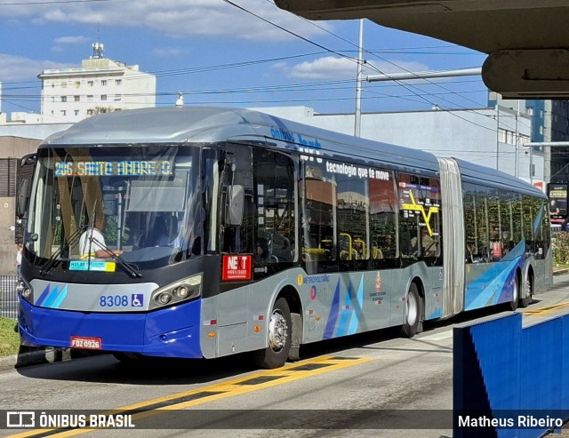 Next Mobilidade - ABC Sistema de Transporte 8308 na cidade de São Bernardo do Campo, São Paulo, Brasil, por Matheus Ribeiro. Número da foto: #12381531.