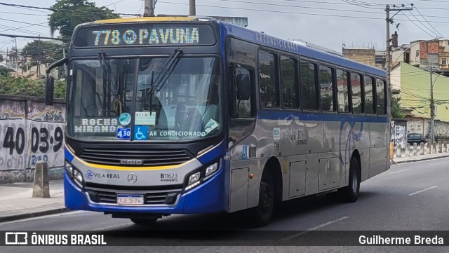 Viação Vila Real B11623 na cidade de Rio de Janeiro, Rio de Janeiro, Brasil, por Guilherme Breda. Número da foto: #12381442.