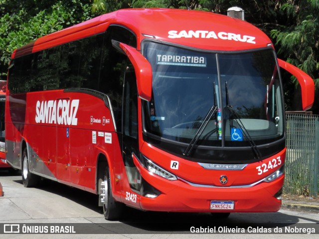 Viação Santa Cruz 32423 na cidade de São Paulo, São Paulo, Brasil, por Gabriel Oliveira Caldas da Nobrega. Número da foto: #12383205.