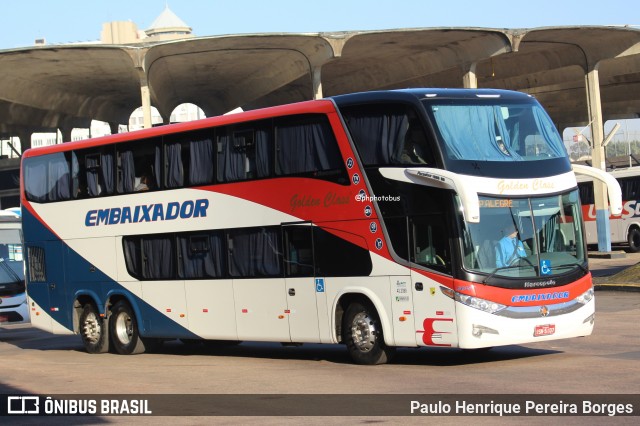 Expresso Embaixador 504 na cidade de Porto Alegre, Rio Grande do Sul, Brasil, por Paulo Henrique Pereira Borges. Número da foto: #12383371.