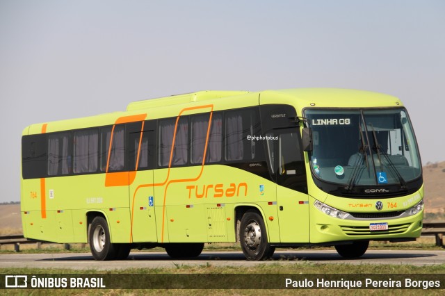 Tursan - Turismo Santo André 764 na cidade de Porto Real, Rio de Janeiro, Brasil, por Paulo Henrique Pereira Borges. Número da foto: #12383433.