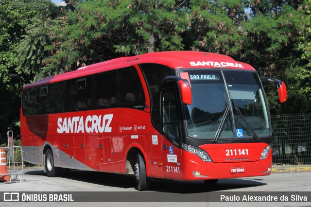 Viação Santa Cruz 211141 na cidade de São Paulo, São Paulo, Brasil, por Paulo Alexandre da Silva. Número da foto: #12382796.