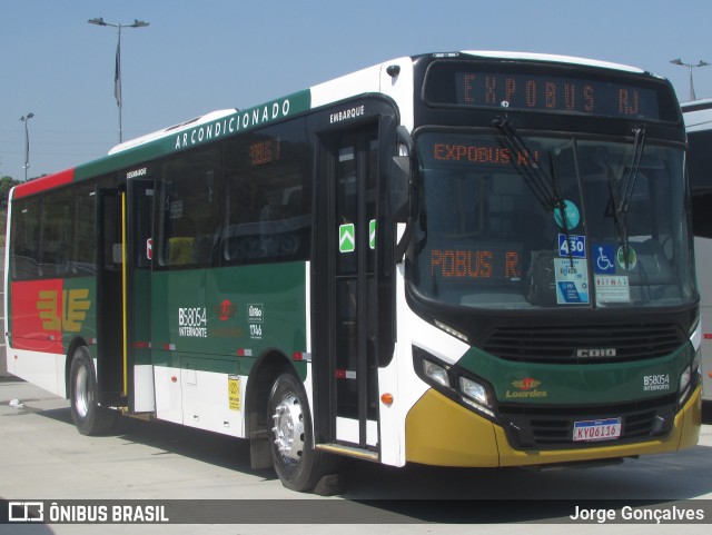 Viação Nossa Senhora de Lourdes B58054 na cidade de Duque de Caxias, Rio de Janeiro, Brasil, por Jorge Gonçalves. Número da foto: #12382619.