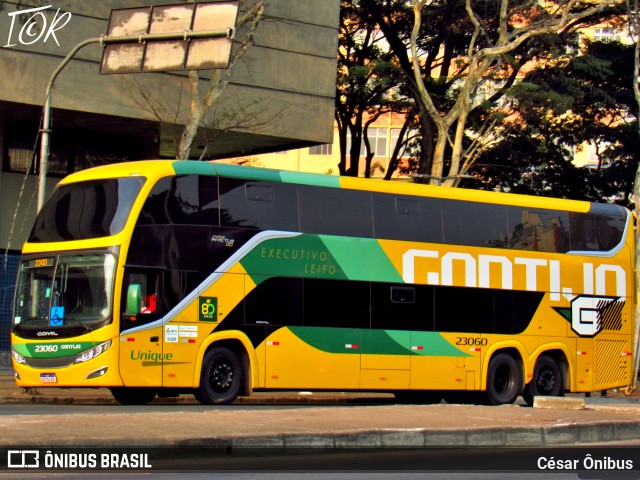 Empresa Gontijo de Transportes 23060 na cidade de Belo Horizonte, Minas Gerais, Brasil, por César Ônibus. Número da foto: #12383418.
