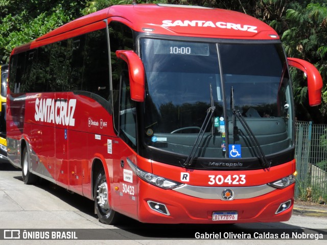Viação Santa Cruz 30423 na cidade de São Paulo, São Paulo, Brasil, por Gabriel Oliveira Caldas da Nobrega. Número da foto: #12381266.