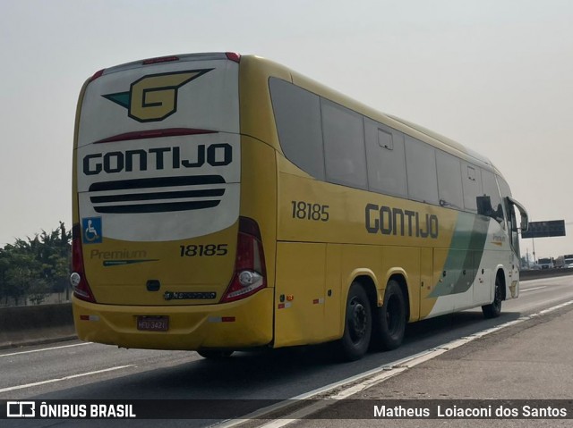 Empresa Gontijo de Transportes 18185 na cidade de Taubaté, São Paulo, Brasil, por Matheus  Loiaconi dos Santos. Número da foto: #12381940.