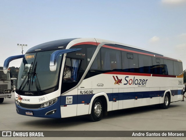 Solazer Transportes e Turismo RJ 543.042 na cidade de Duque de Caxias, Rio de Janeiro, Brasil, por Andre Santos de Moraes. Número da foto: #12381443.