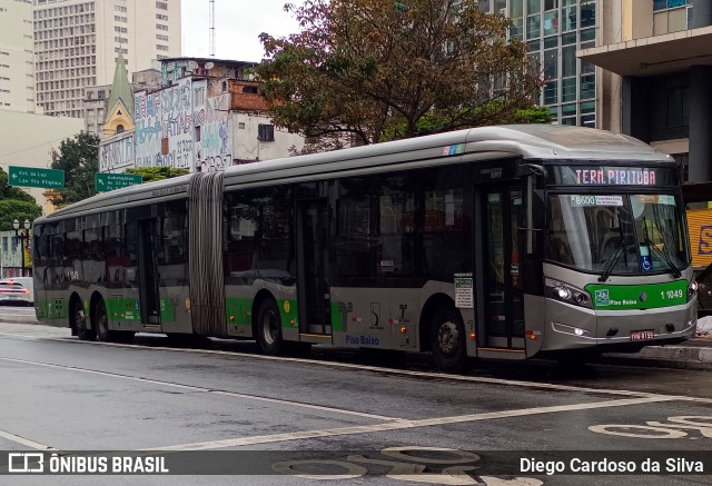 Viação Santa Brígida 1 1049 na cidade de São Paulo, São Paulo, Brasil, por Diego Cardoso da Silva. Número da foto: #12382803.