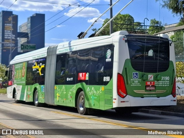 Next Mobilidade - ABC Sistema de Transporte 8190 na cidade de São Bernardo do Campo, São Paulo, Brasil, por Matheus Ribeiro. Número da foto: #12381529.