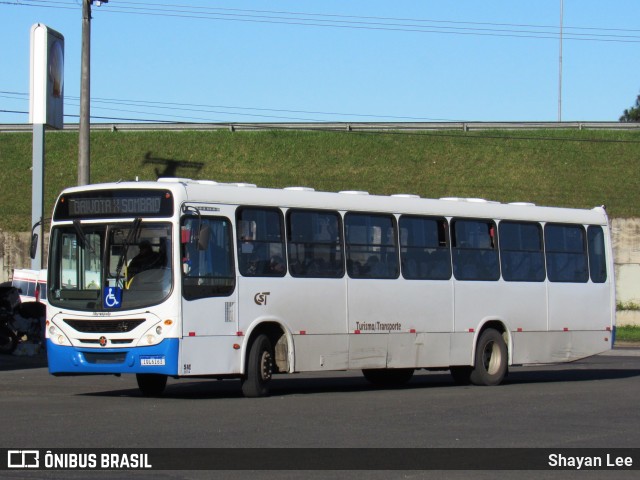 CST - Cidade Sombrio Transporte de Passageiros 6863 na cidade de Sombrio, Santa Catarina, Brasil, por Shayan Lee. Número da foto: #12383891.