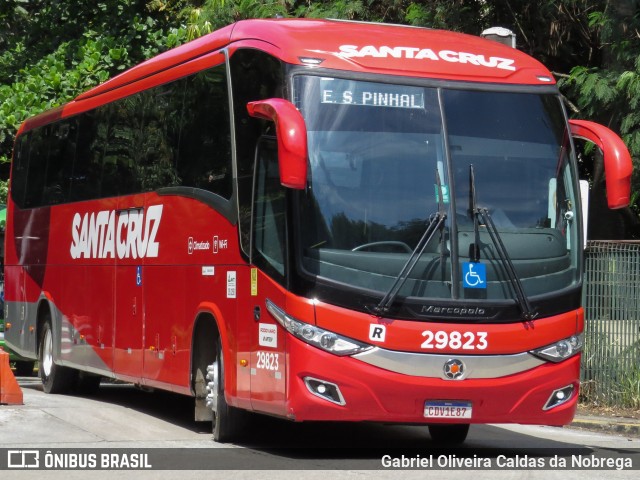 Viação Santa Cruz 29823 na cidade de São Paulo, São Paulo, Brasil, por Gabriel Oliveira Caldas da Nobrega. Número da foto: #12381261.