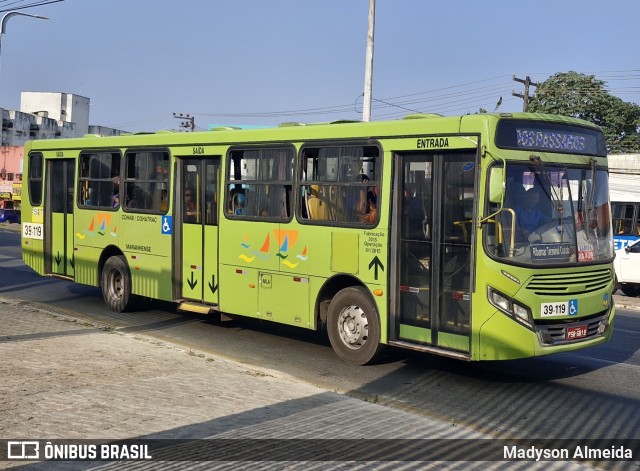 TCM - Transportes Coletivos Maranhense 39-119 na cidade de São Luís, Maranhão, Brasil, por Madyson Almeida. Número da foto: #12382596.