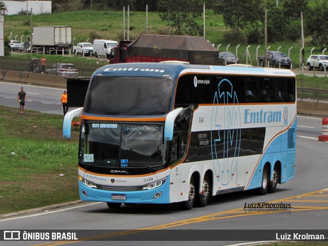 Emtram 5340 na cidade de Aparecida, São Paulo, Brasil, por Luiz Krolman. Número da foto: #12382289.