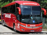 Viação Santa Cruz 30423 na cidade de São Paulo, São Paulo, Brasil, por Gabriel Oliveira Caldas da Nobrega. Número da foto: #12381266.