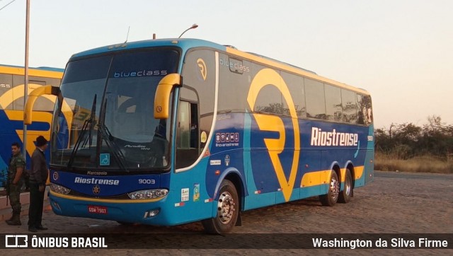 Riostrense Turismo 9003 na cidade de Formosa, Goiás, Brasil, por Washington da Silva Firme. Número da foto: #12384775.