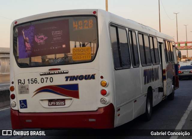 Transportadora Tinguá RJ 156.070 na cidade de Rio de Janeiro, Rio de Janeiro, Brasil, por Gabriel Conceição. Número da foto: #12386670.