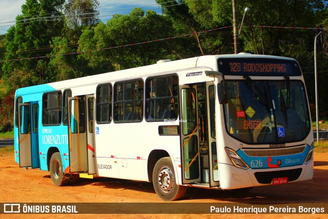 Expresso Lorenzutti 626 na cidade de Guarapari, Espírito Santo, Brasil, por Paulo Henrique Pereira Borges. Número da foto: #12385925.