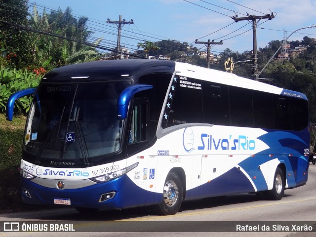 Silva's Rio Turismo e Fretamento 2025 na cidade de Petrópolis, Rio de Janeiro, Brasil, por Rafael da Silva Xarão. Número da foto: #12385113.