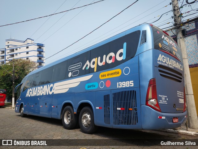 Viação Águia Branca 13985 na cidade de Praia Grande, São Paulo, Brasil, por Guilherme Silva. Número da foto: #12384484.