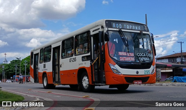 Empresa de Transportes Nova Marambaia AT-295 na cidade de Belém, Pará, Brasil, por Samara Goes. Número da foto: #12386472.