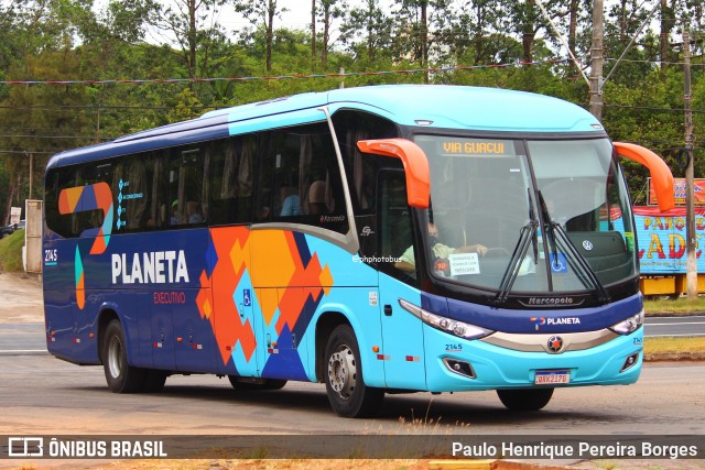 Planeta Transportes Rodoviários 2145 na cidade de Guarapari, Espírito Santo, Brasil, por Paulo Henrique Pereira Borges. Número da foto: #12385948.