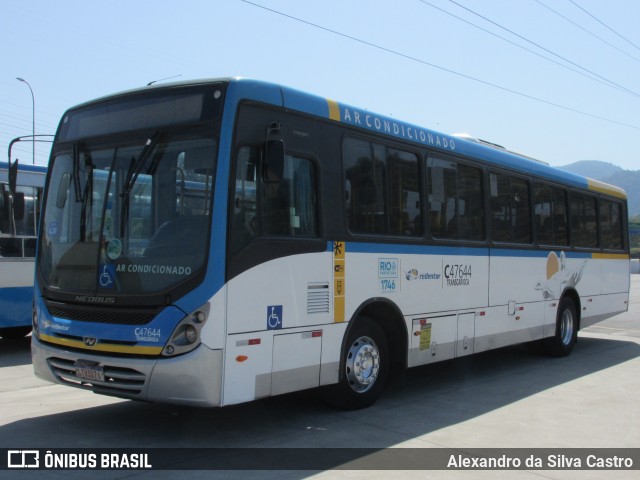 Viação Redentor C47644 na cidade de Duque de Caxias, Rio de Janeiro, Brasil, por Alexandro da Silva Castro. Número da foto: #12384884.