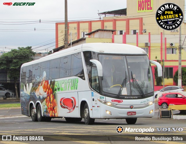 Eucatur - Empresa União Cascavel de Transportes e Turismo 4926 na cidade de Londrina, Paraná, Brasil, por Romílio Busólogo Silva . Número da foto: #12385736.
