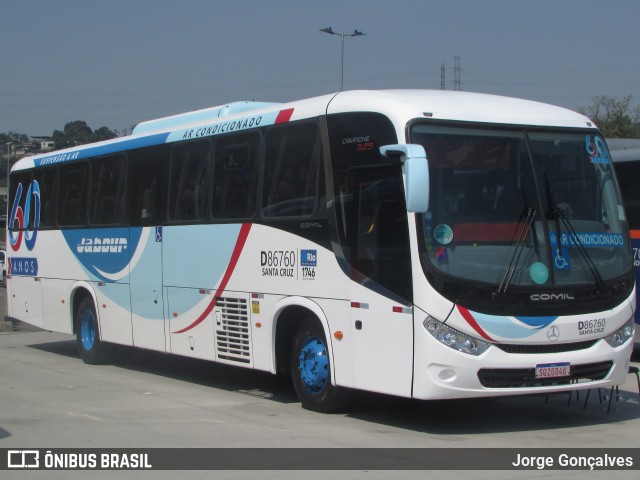 Auto Viação Jabour D86760 na cidade de Duque de Caxias, Rio de Janeiro, Brasil, por Jorge Gonçalves. Número da foto: #12384897.