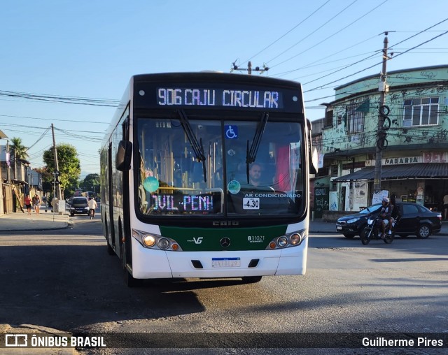 Viação VG B31021 na cidade de Rio de Janeiro, Rio de Janeiro, Brasil, por Guilherme Pires. Número da foto: #12384948.