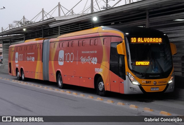 Mobi Rio E902401 na cidade de Rio de Janeiro, Rio de Janeiro, Brasil, por Gabriel Conceição. Número da foto: #12386707.